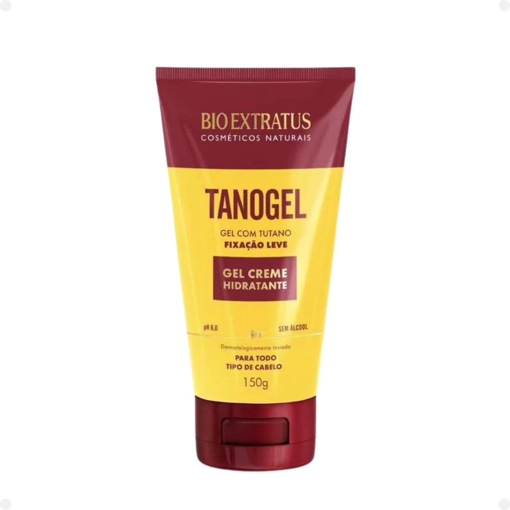 GEL CREME HIDRATANTE BIO EXTRATUS TANOGEL FIXAÇÃO LEVE 150G