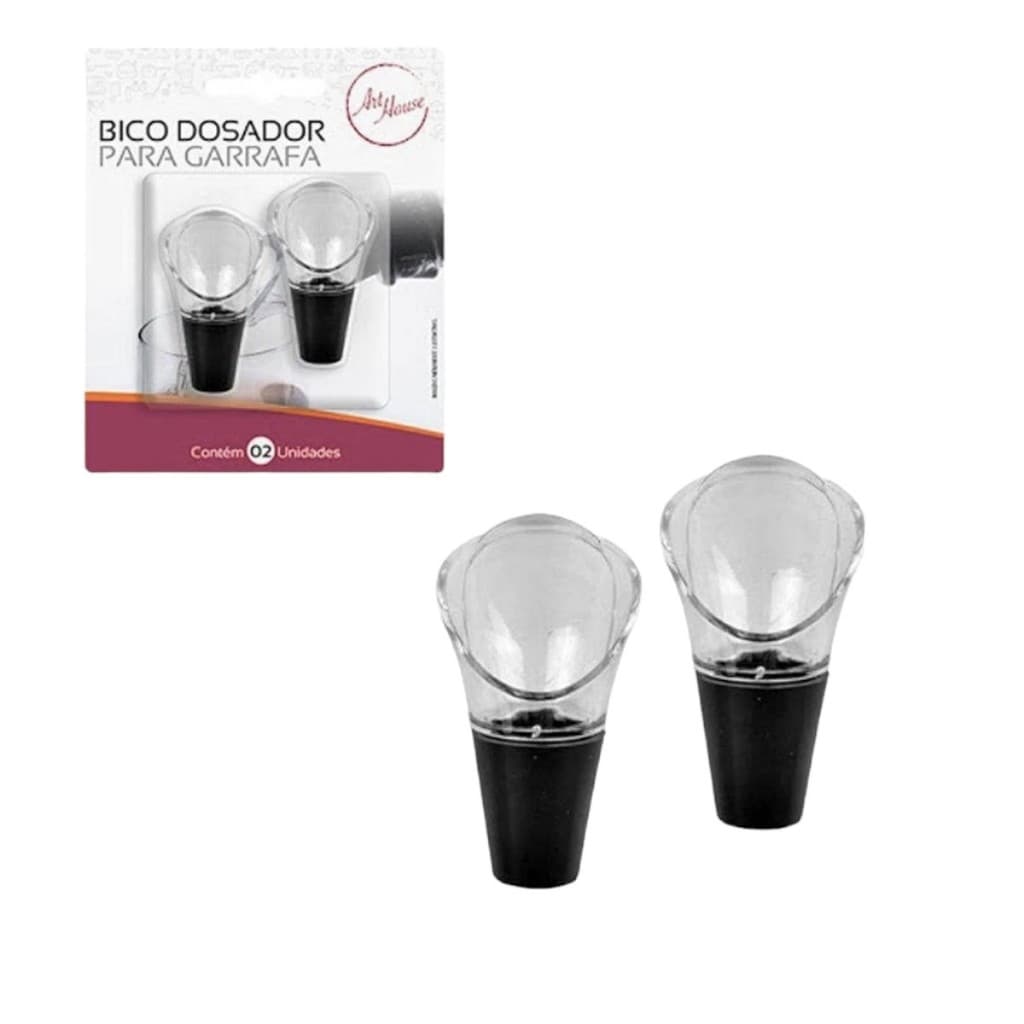 Bico Dosador Para Garrafas Art House 02 unidades