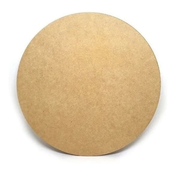 10 Chapa mdf redonda 50cm -3mm de espessura decoração artesanato Sousplat