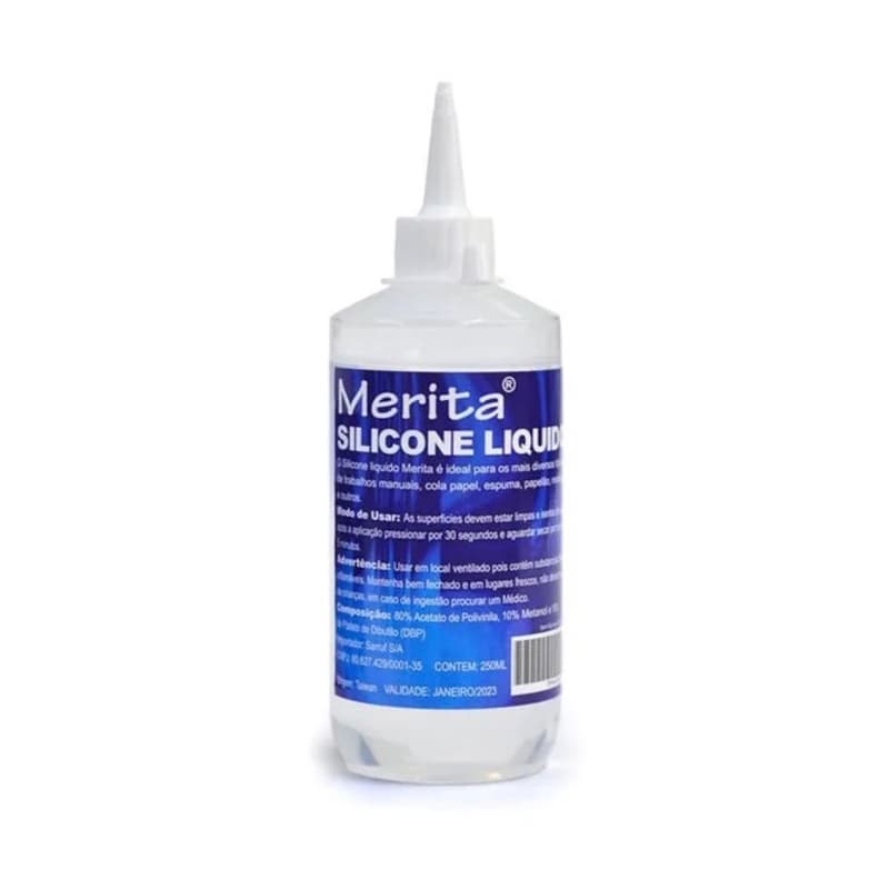 Cola de Silicone Líquida Merita 250ml CSL-250