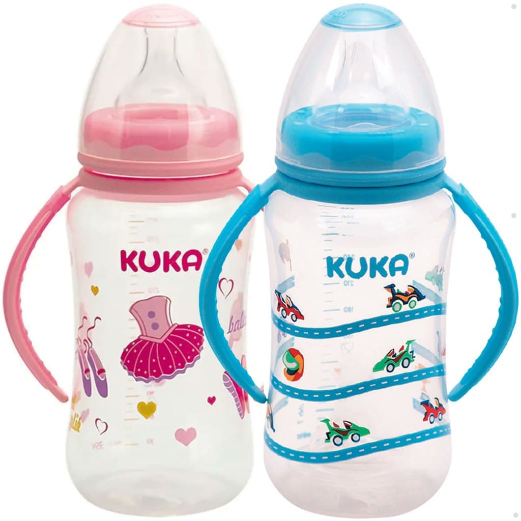 Mamadeira Kuka Big Bico Redondo 330ml Menino Menina Promoção