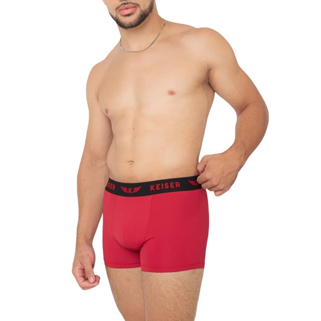 Kit 3 Cueca Boxer Cotton Masculina Algodao Box Coton Cuecas Masculina Boxer