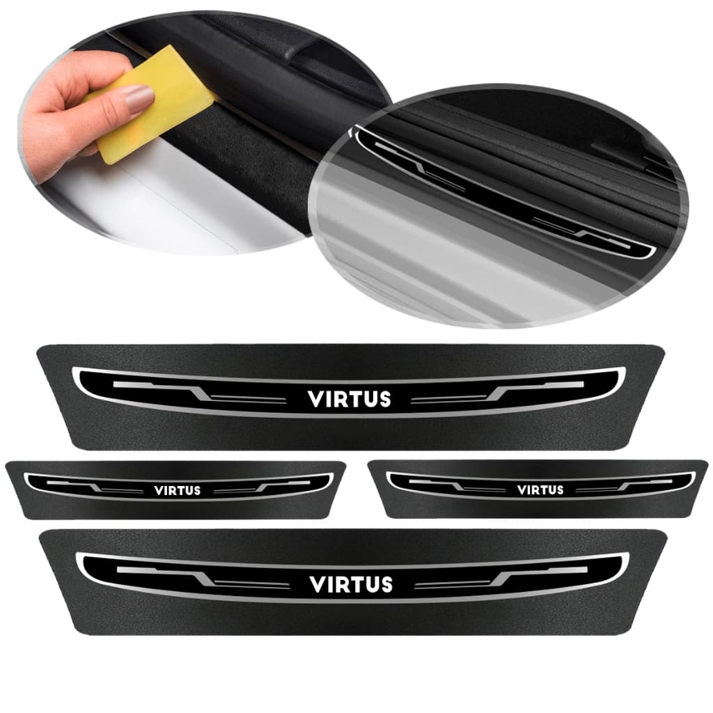 Kit Soleira Adesiva Slim Compatível com Virtus