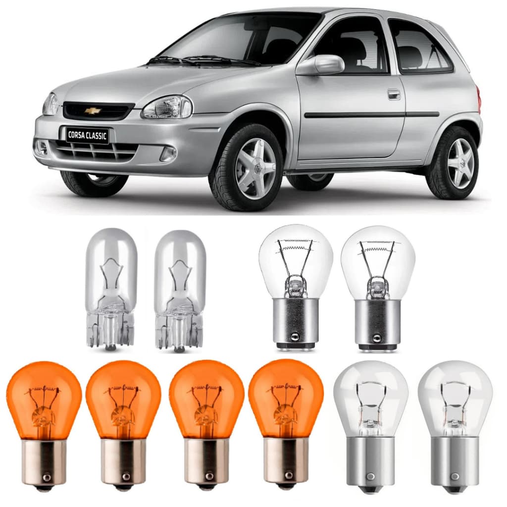 Kit Lampada Lanterna Freio Corsa Seta Hatch 1994 a 1999