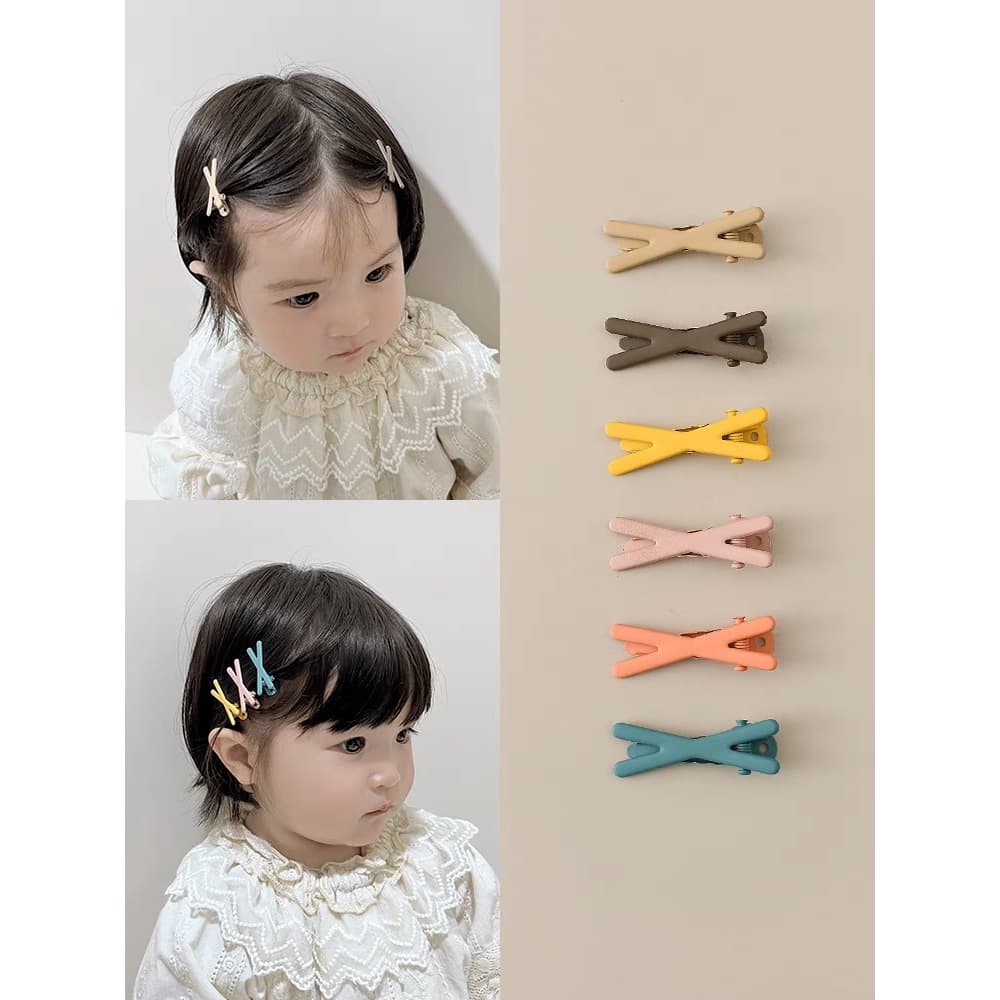 6 Peças Pequenos Clipes Coloridos,.Comprimento 4cm.Cores Aleatório