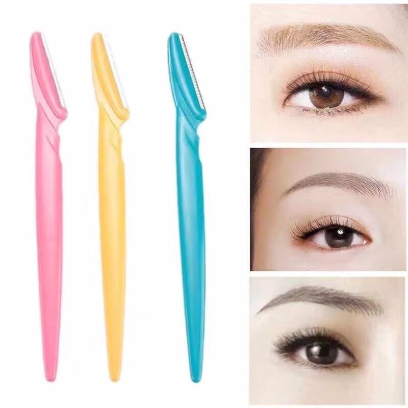 KIT 3 Navalhas Dobrável Design para Modelar sobrancelha / navalha feminina para beleza