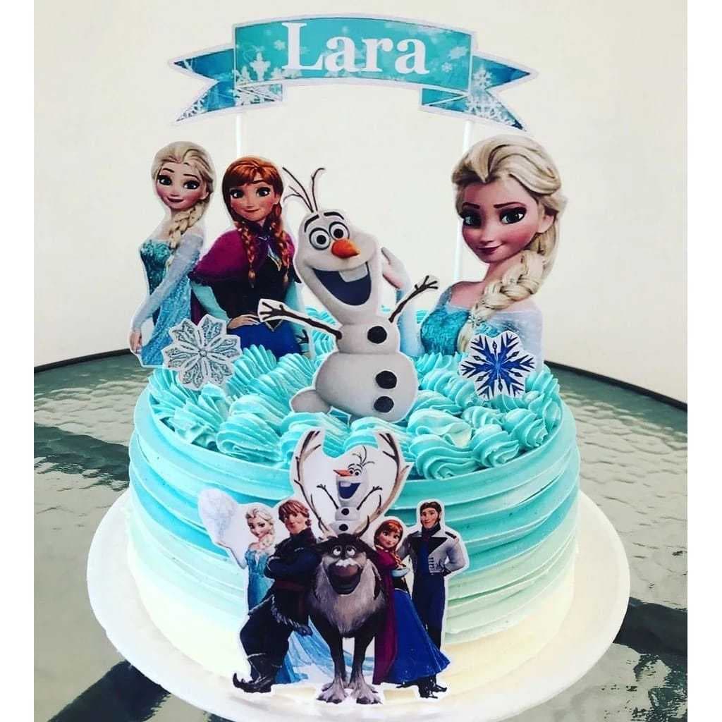 Topo de Bolo Frozen Personalizado