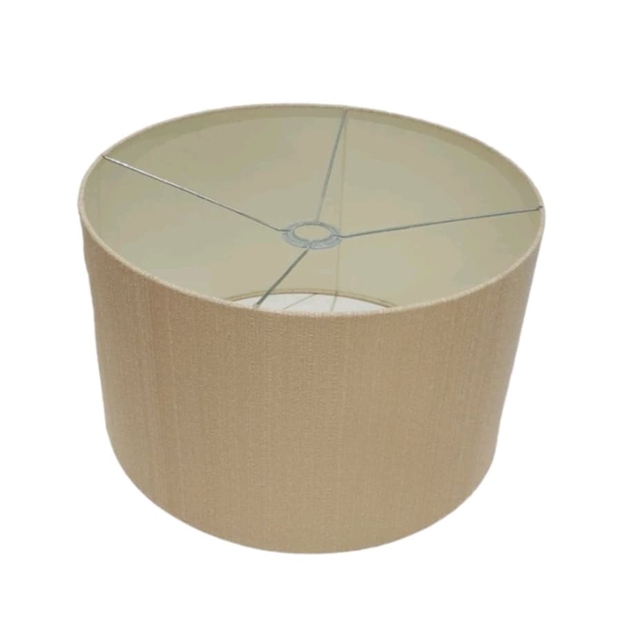 Cúpula para Abajur luminária teto chão cor creme 30x20 cm tecido moderno