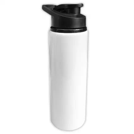 Squeeze Garrafa Branca Para Sublimação Branco De Aluminio 600ml Academia