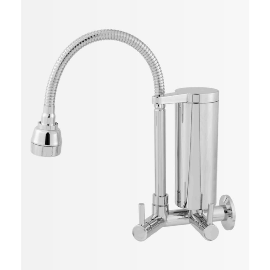 Torneira Gourmet Flexivel  Bica Movel com Filtro ABS 1/4 de Volta- Cozinha Parede