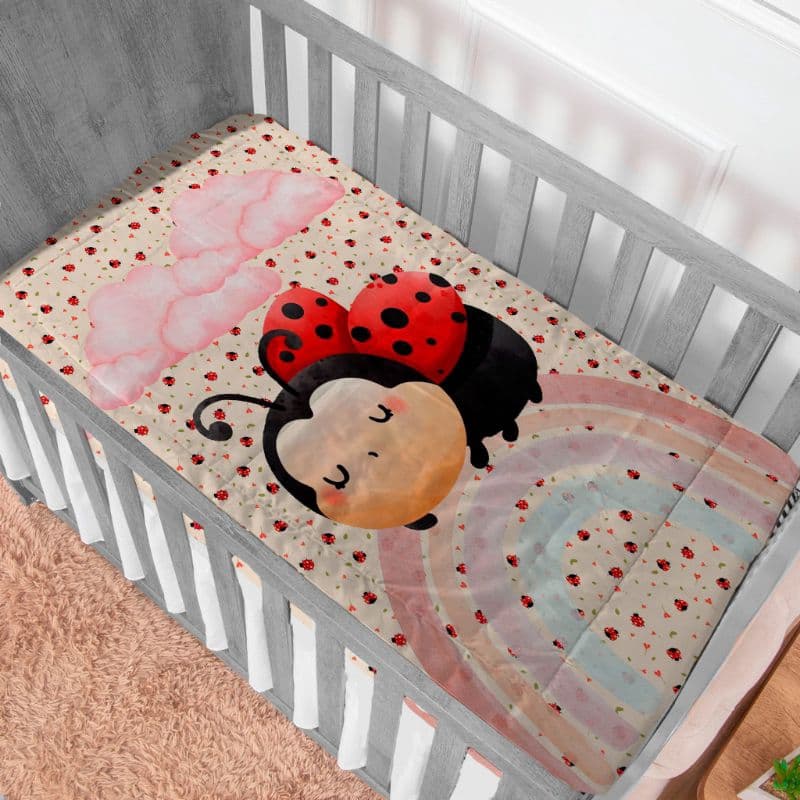 Edredom para Bebê Estampado Cobertor Infantil de berço 1m x 1,50m