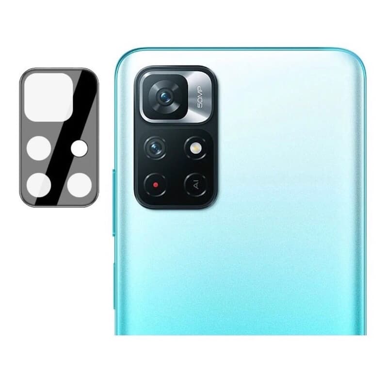kit 5 Película de vidro 3d Camera P/ Redmi Note 11 / 11s 4g
