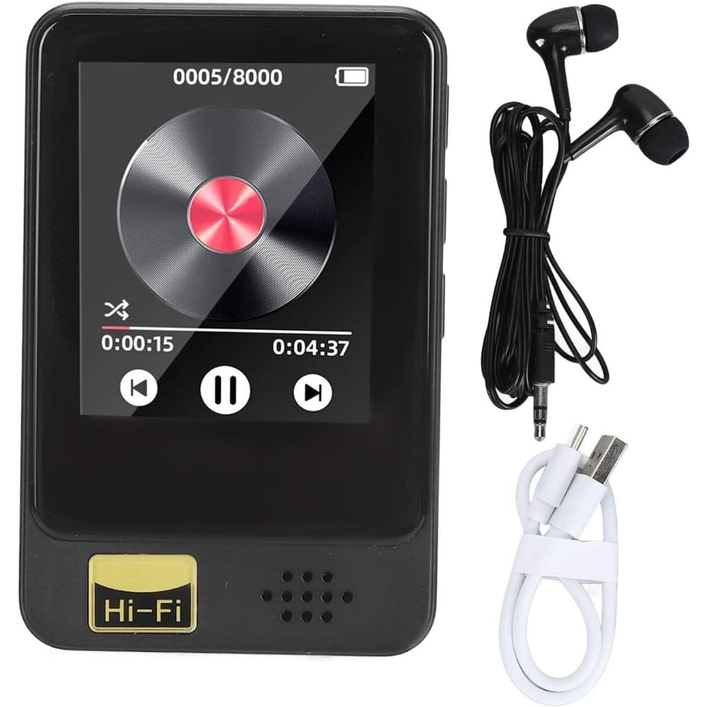 MP3 Player Bluetooth No Cartão De Memória Embutido/Mini Gravador De Música Esportivo Portátil Com Pedômetro/FM