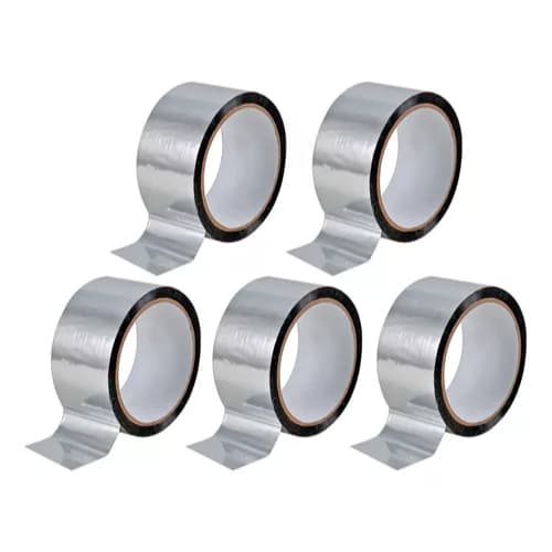 FITA LAMINADA ALUMINIZADA AUTO ADESIVA - FÁCIL APLICAÇÃO E REFORÇO ESTRUTURAL 48X50M