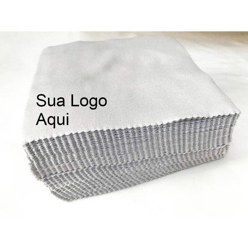 Flanelas Personalizadas 12,5x12,5 Microfibra Para oculos, Joias, Limpeza sem risco  SKU principal: -