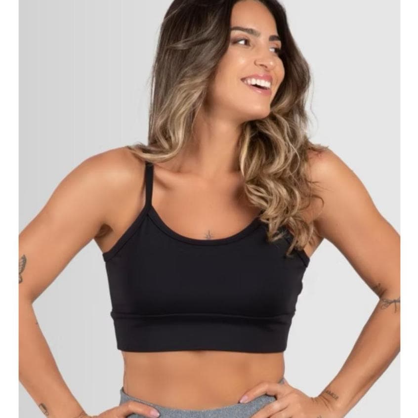 Top Academia Fitness Básico Regata com Bojo Removivel Caminhada Academia  Suplex Treino
