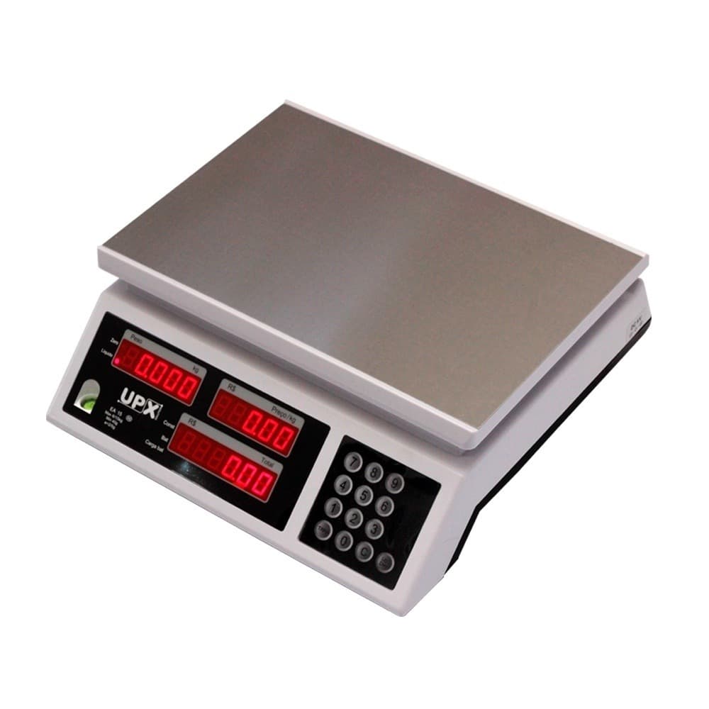 Balança Eletrônica Modelo EA-15 com Bateria - UPX -  Bivolt