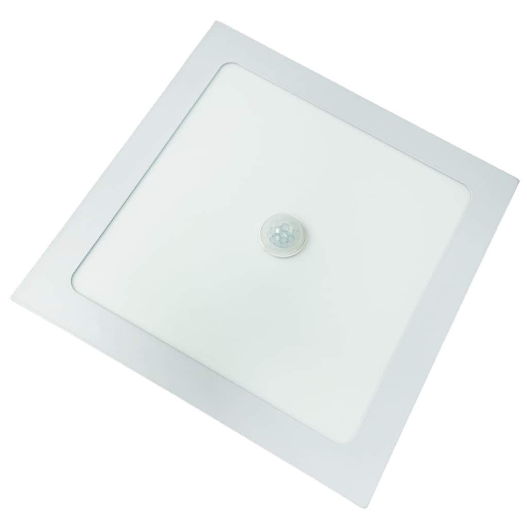 Painel Led Sensor Presença 18w Embutir Quadrado Avant 6500k