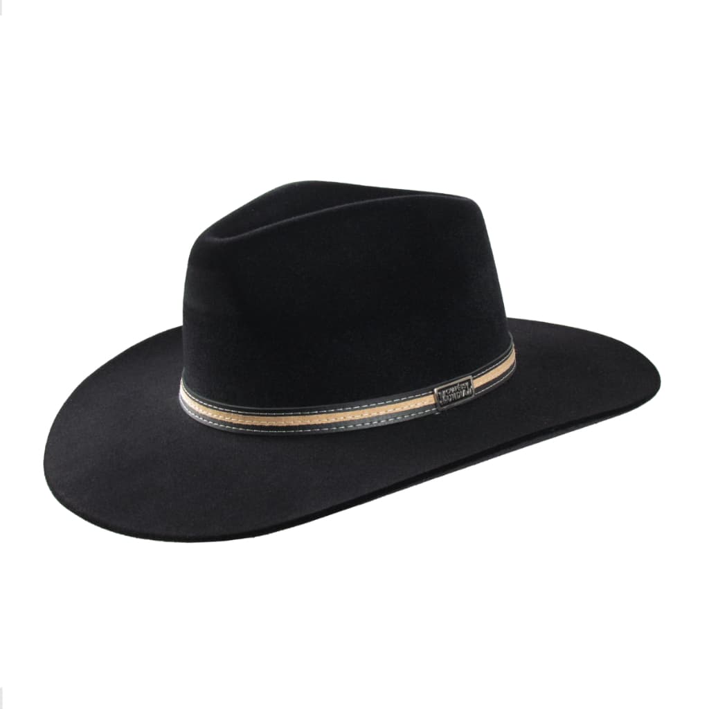 Chapéu Gusttavo 2.0 Preto Estilo Embaixador Country Unissex