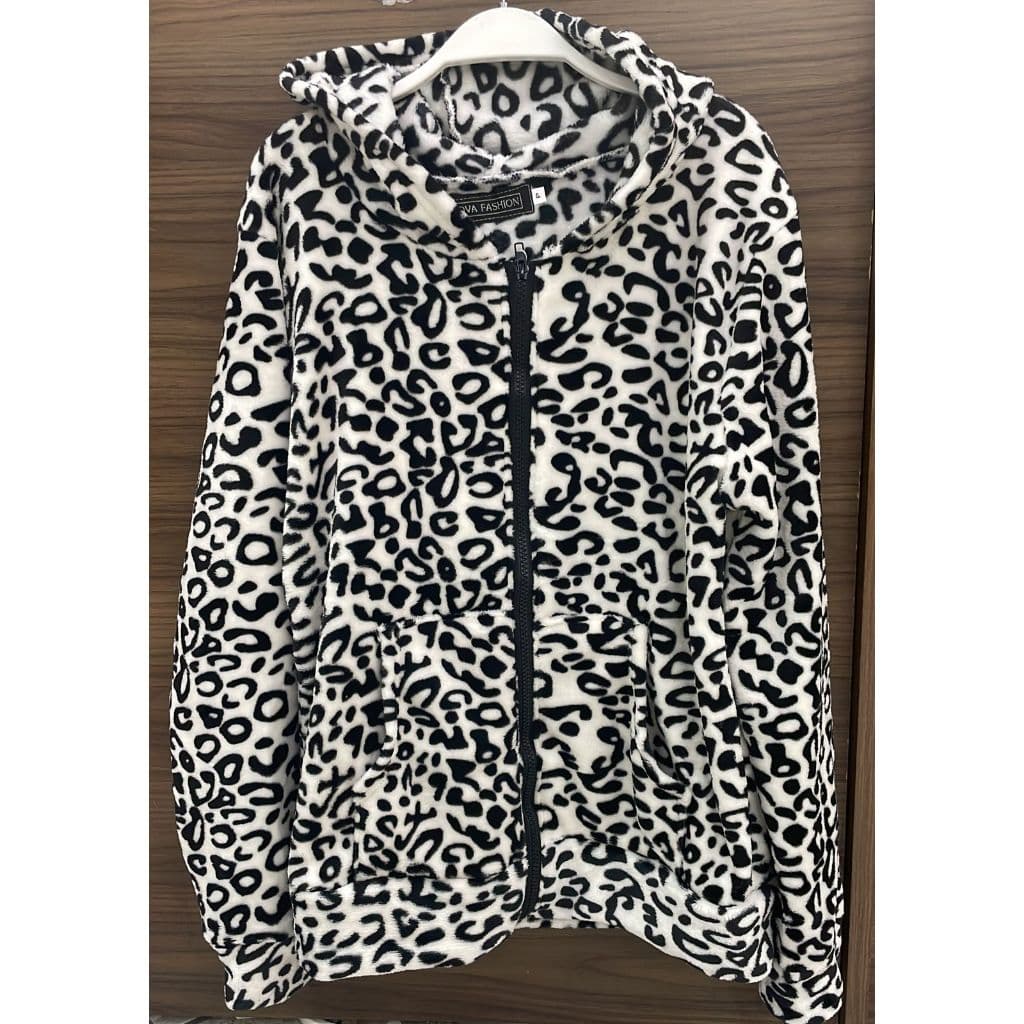 jaqueta casaco blusa feminina onca pelinho no25886