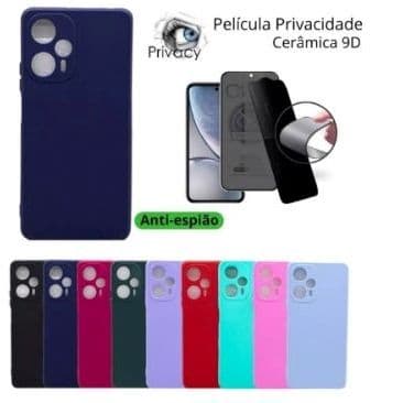 Capa Capinha Silicone Colorida Aveludada + Cerâmica Privacidade Para J2 PRIME/J5 PRIME/J7 PRIME/J4 PLUS/J6 PLUS/J5 PRO/J7 PRO/J2 CORE/J4 CORE