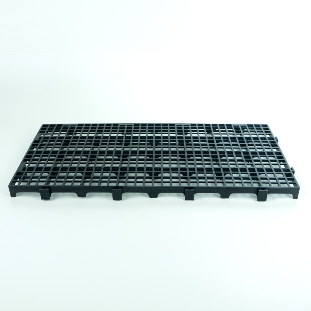 Estrado Piso Pallet Plástico Resistente 25x50 Paletes Preto Trioplast TPTF