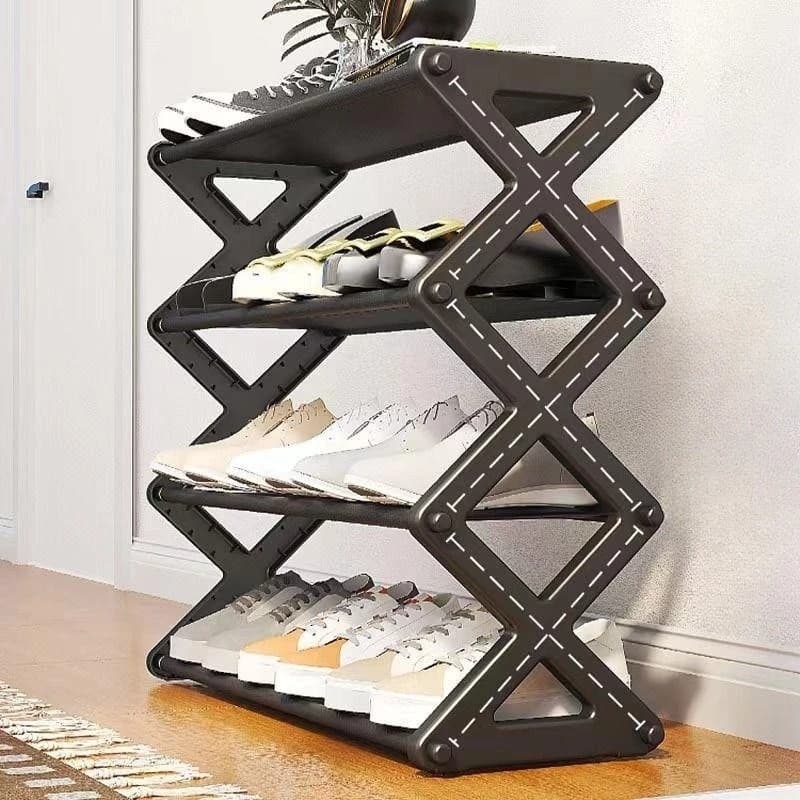 Sapateira Organizadora Vertical Mantém os calçados Arejados, limpos e organizados Produto resistente de fácil transporte e montagem rápida