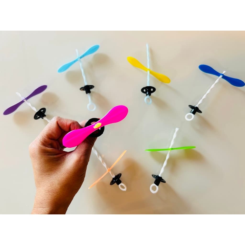 30 Mini Girocóptero Plástico Lembrancinha Aniversário Prenda