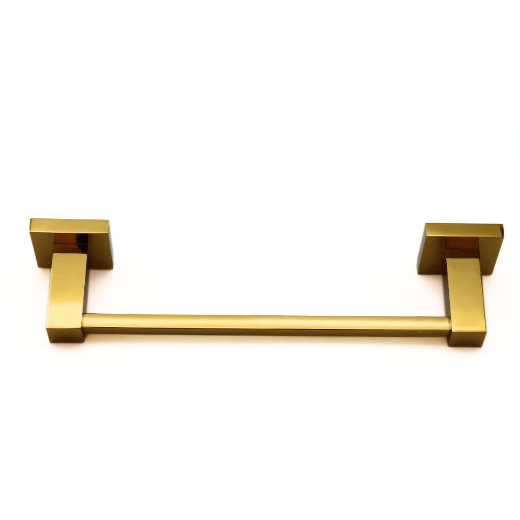 Porta Toalha De Rosto Barra 30 Cm DOURADO Metal para Banheiros