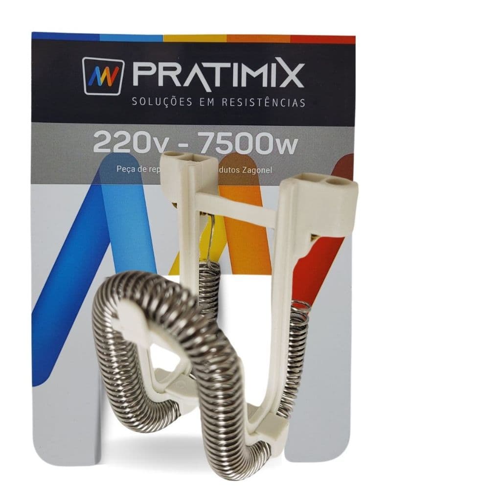Resistência Pratimix Para Chuveiro Ducha Sublime 220v 7500w Zagonel