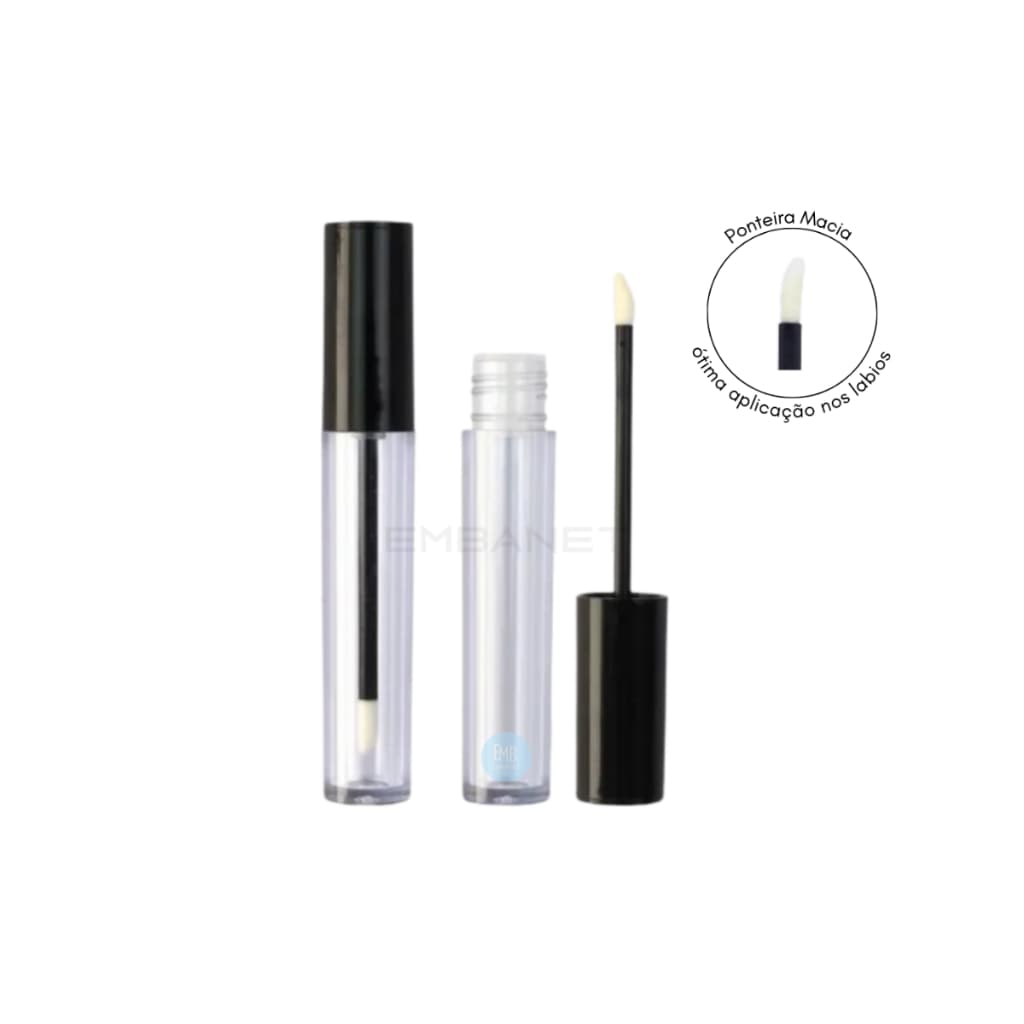 100 Frascos Para Gloss, Batom Labial Liquido - 4,5ml.