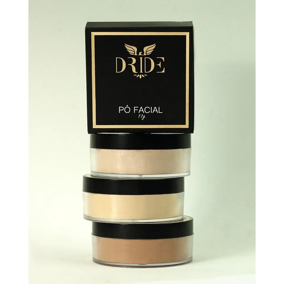Pó Facial solto finaliza sem pesar 11g Dride Cosméticos