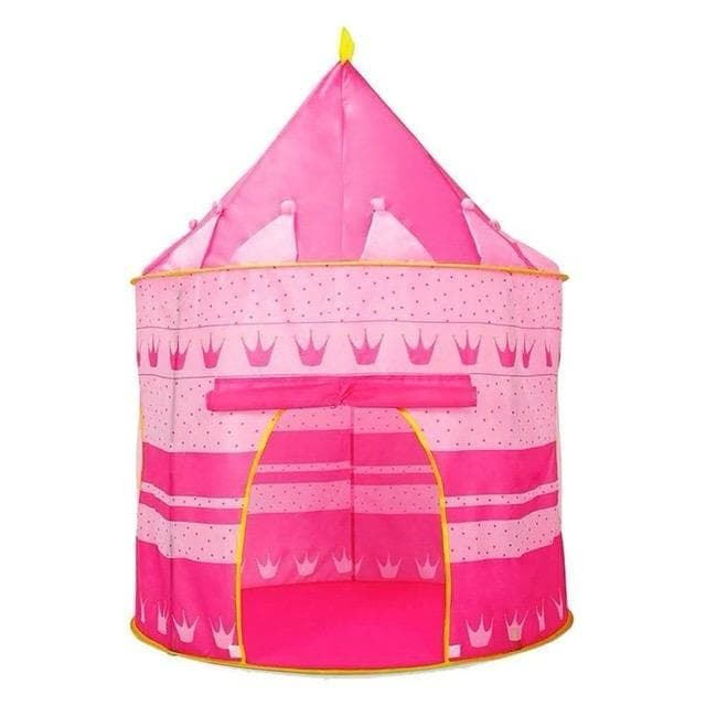 Barraca Infantil dobrável Tenda Toca túnel Cabana Castelinho barraca ROSA