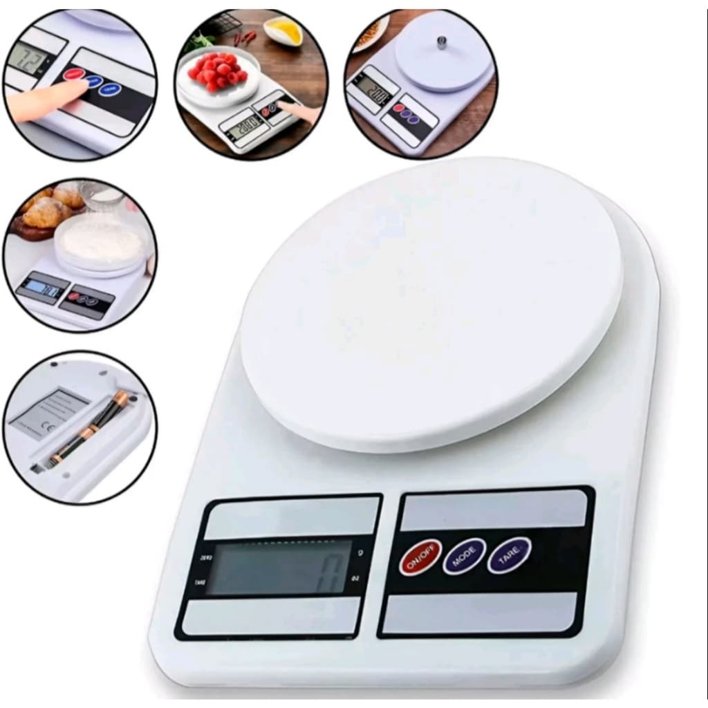 Balança Digital Cozinha 10Kg Precisão Balança de Alimentos Cozinha