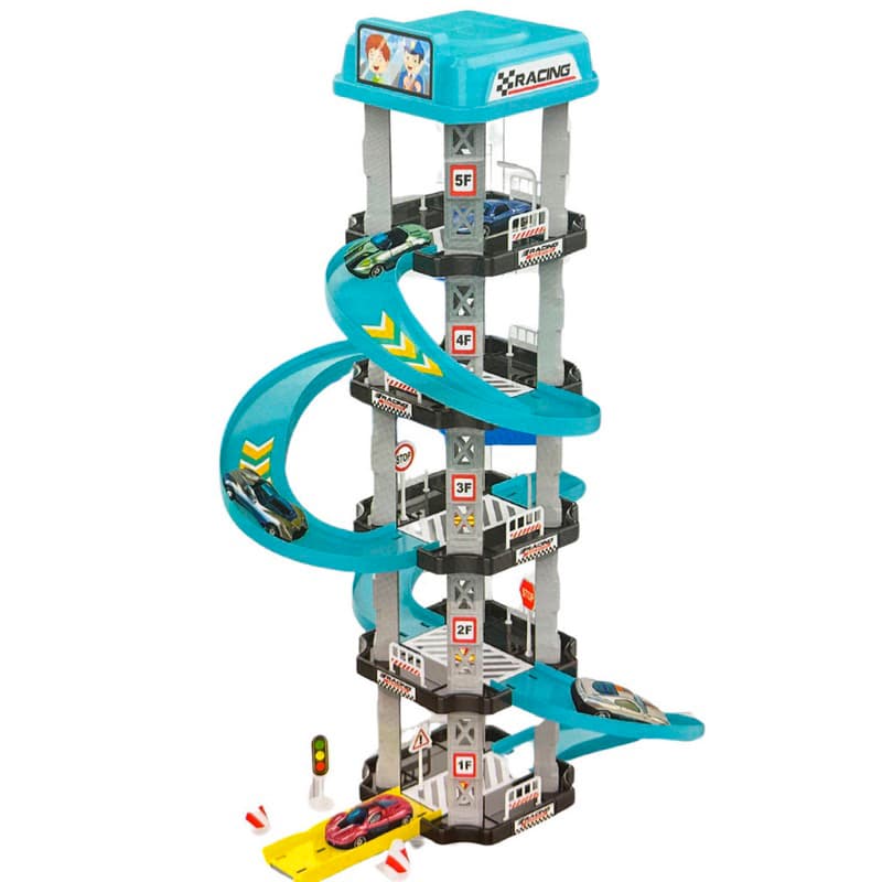 Pistas De Carrinhos Garagem Brinquedo De Menino Infantil Didático Estilo Hot Wheels
