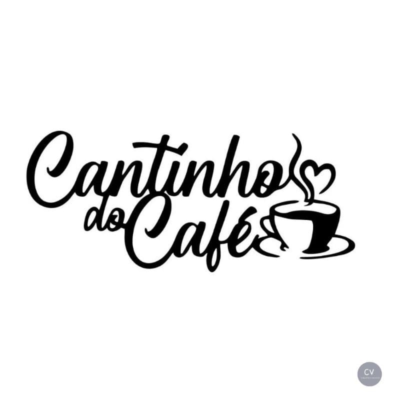 Cantinho Do Café Mdf 3mm Letreiro Decoração Com Dupla Face