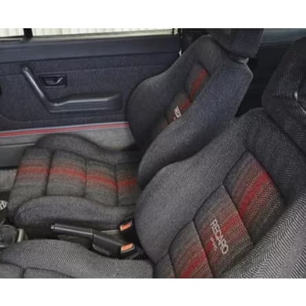 Tecido Banco Recaro Laguna Vermelho Gol Gti Gts (1mt Linear)