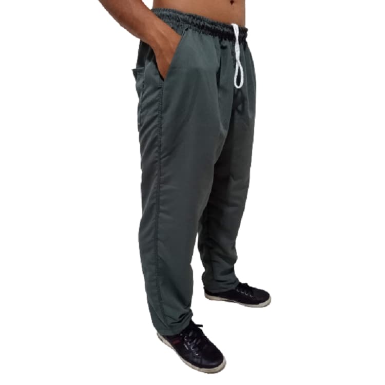 Kit 3 Calças masculina tactel Plus Size com bolso reforçada para trabalho, Exercício Do M ao G3