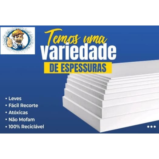 Placas Isopor Kit 15mm C/16 Unidades