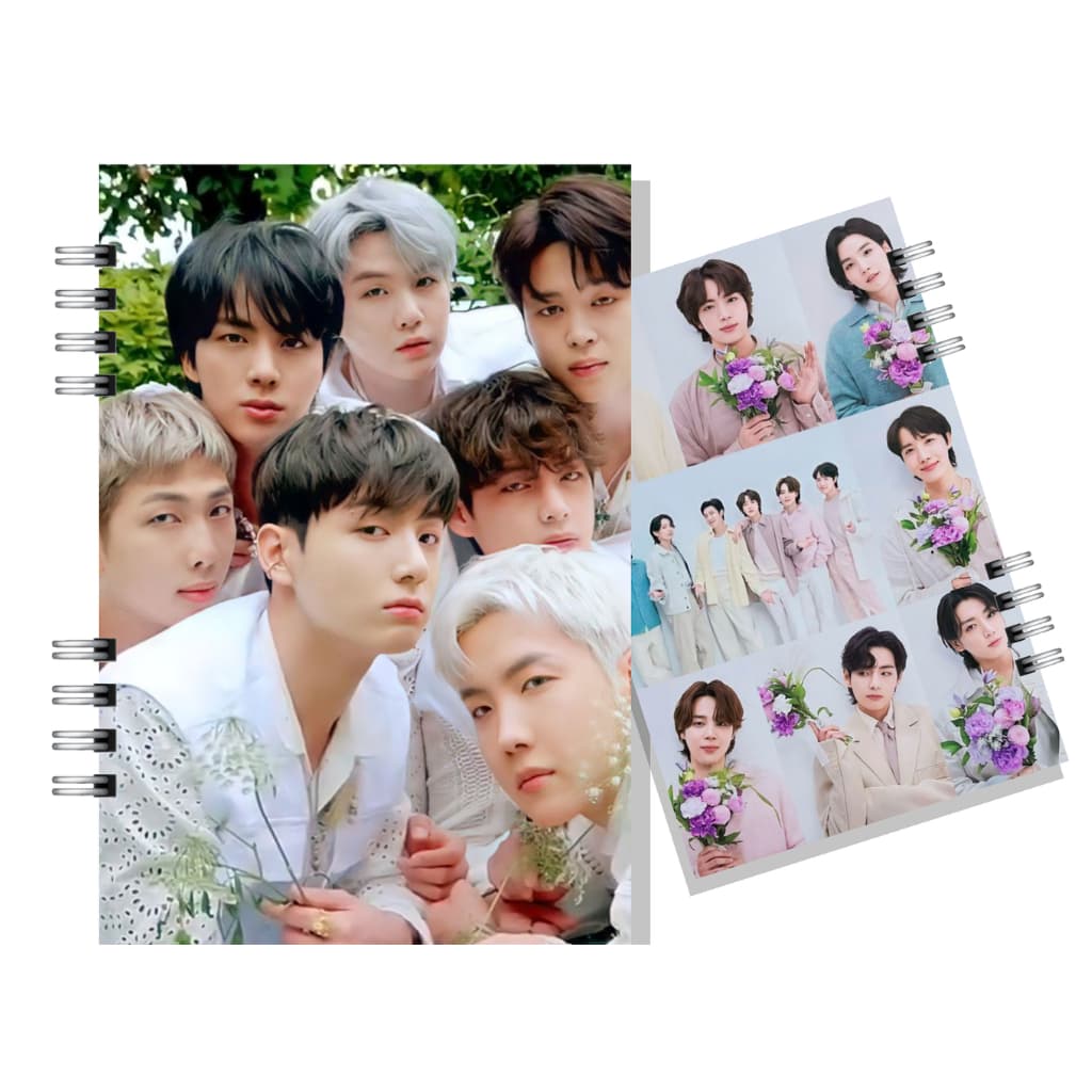 Caderno Army K-Pop | Boyband Coreana| Diário e Anotações 10 Matérias, 1 matéria ou A5