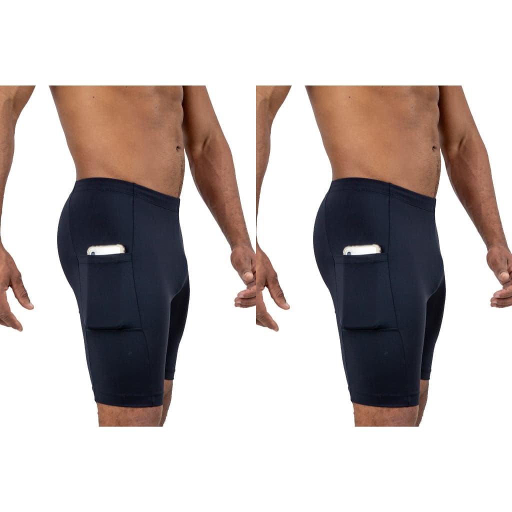bermuda corrida masculina com bolsos 2 unidades