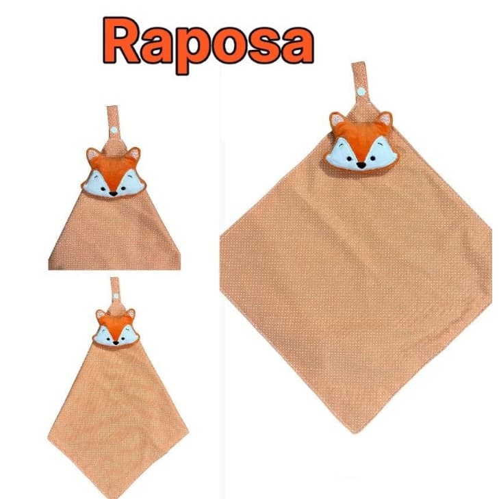Naninha para Bebê 100% Algodão Anti-Alérgico RAPOSINHA