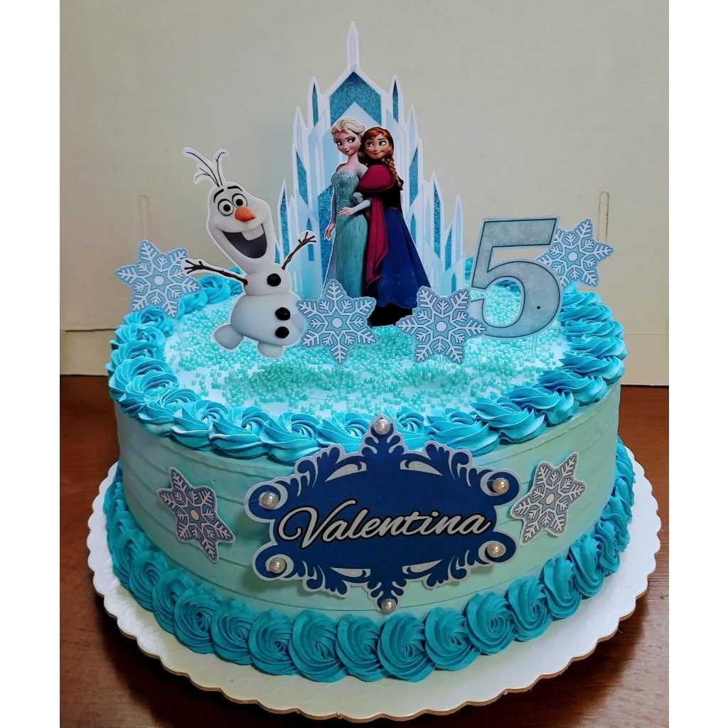 Topper Topo de Bolo Personaliado Frozen