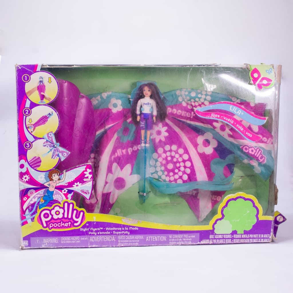 Boneca rara Polly voadora Stylin' Flyers Superpolly