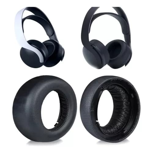 Par Almofadas Espumas Compatível Sony Wireless Ps5 Pulse 3d
