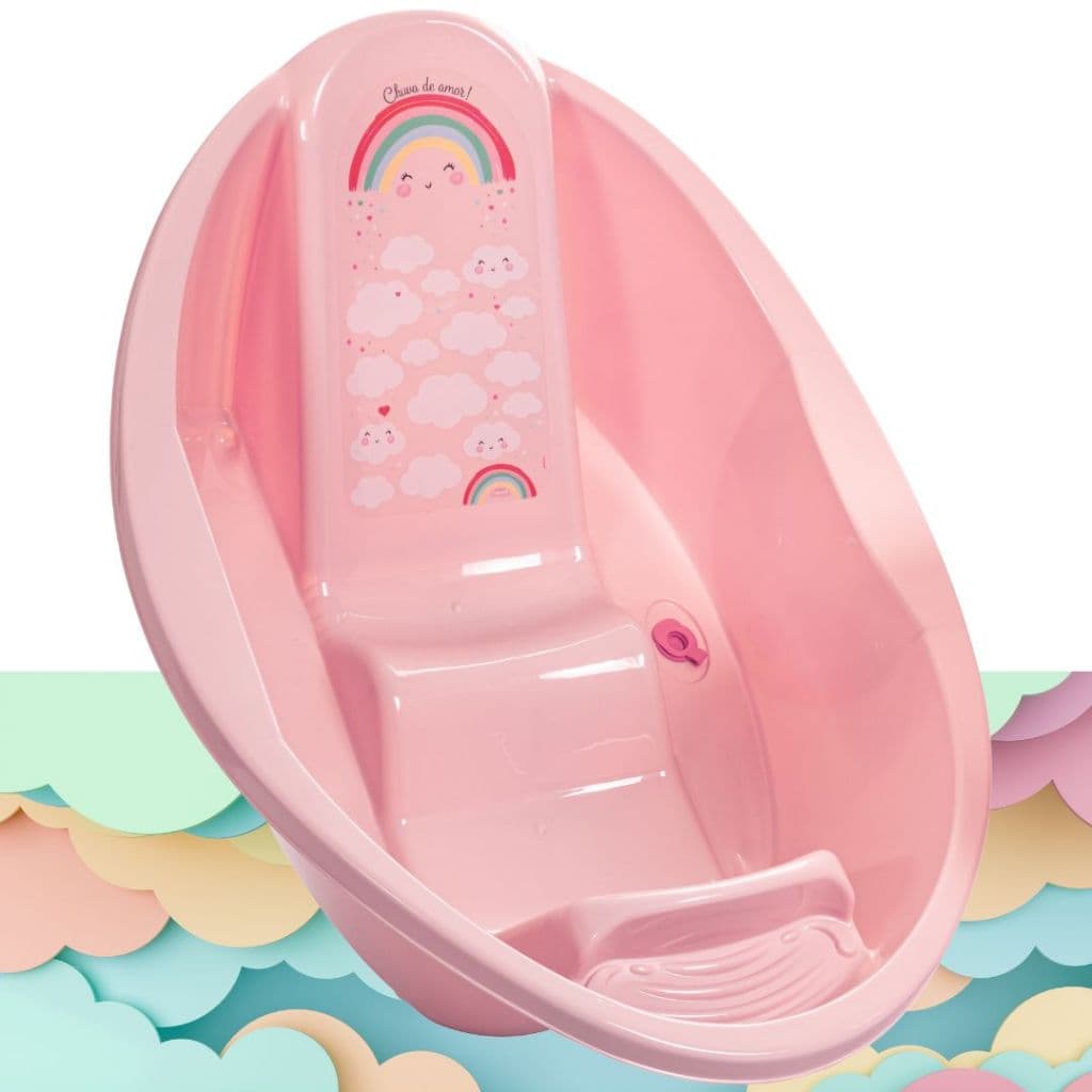 Banheira com assento ergonomico bebe 24 litros