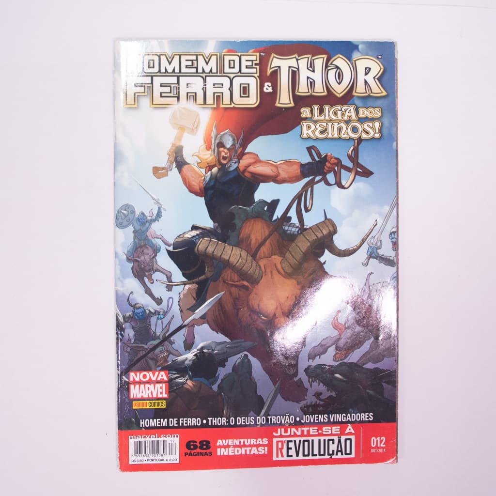 hq rara homem de ferro e thor - a liga dos reinos.