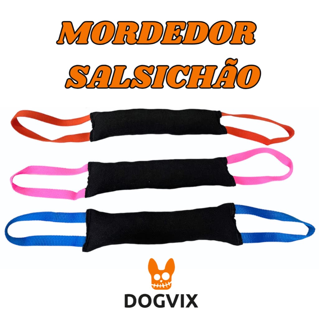 Mordedor Cachorro Salsichão Para Pet Adestramento Pitbull Pet Golden
