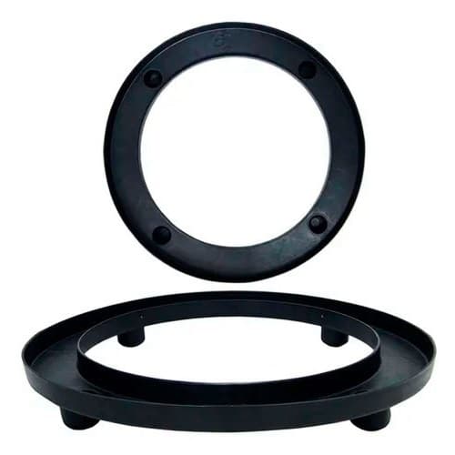 SUPORTE PLÁSTICO PARA BOTIJÃO DE GÁS E VASO