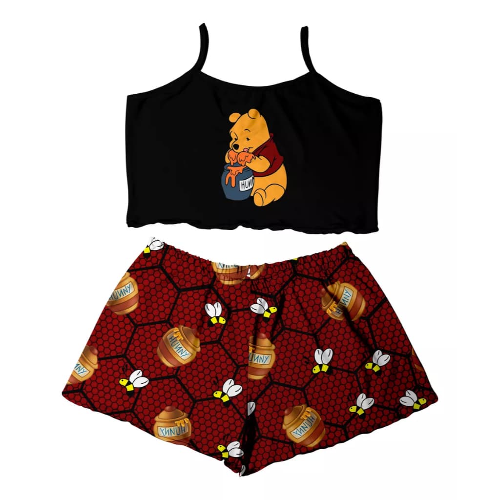Conjunto Pijama Feminino Adulto Ursinho